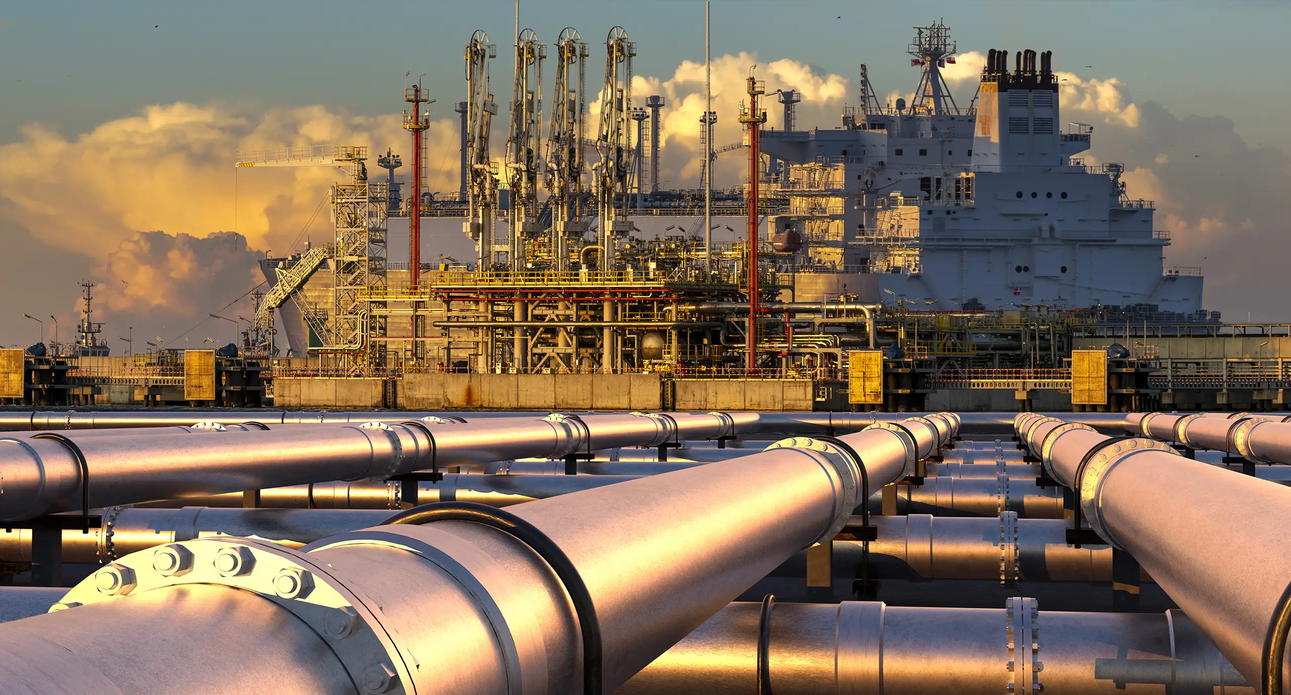 LNG ship sample pipes LNG terminal analysis measurement transfer - ASaP supplies practical solutions and products for your analytical needs