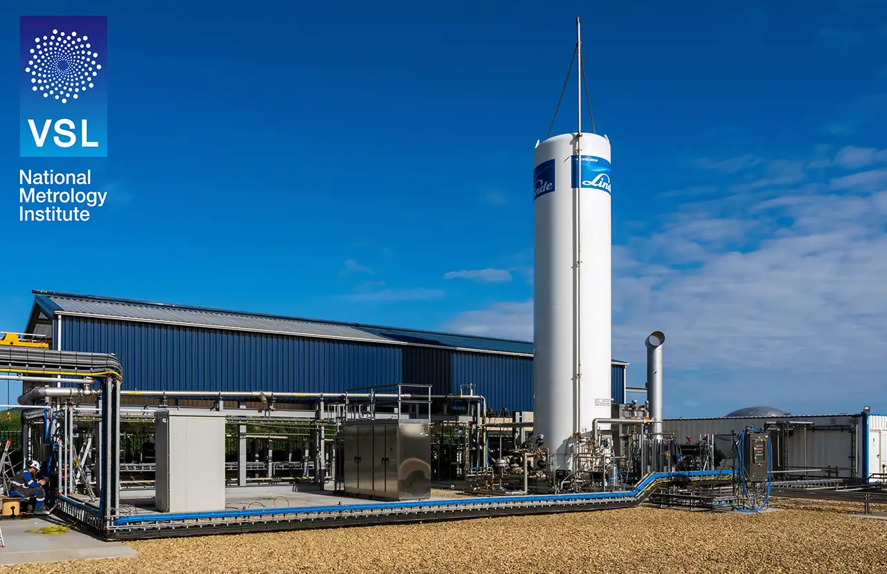 Figure 2. VSL LNG test facility in the Netherlands Figure 2. VSL LNG test facility in the Netherlands